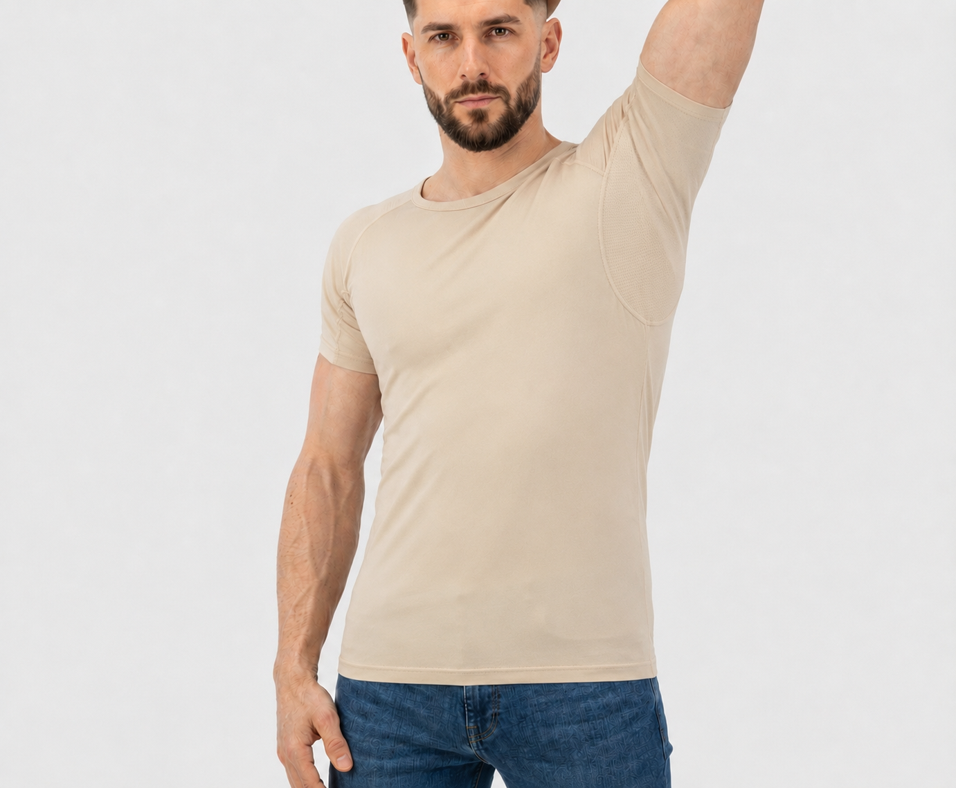 Tee-shirt Homme Respirant - Beige