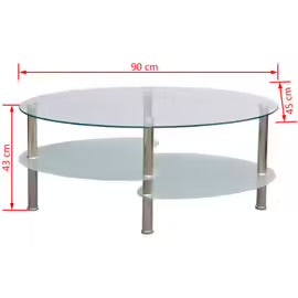 Table Basse avec design exclusif Blanc