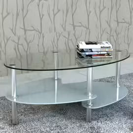 Table Basse avec design exclusif Blanc